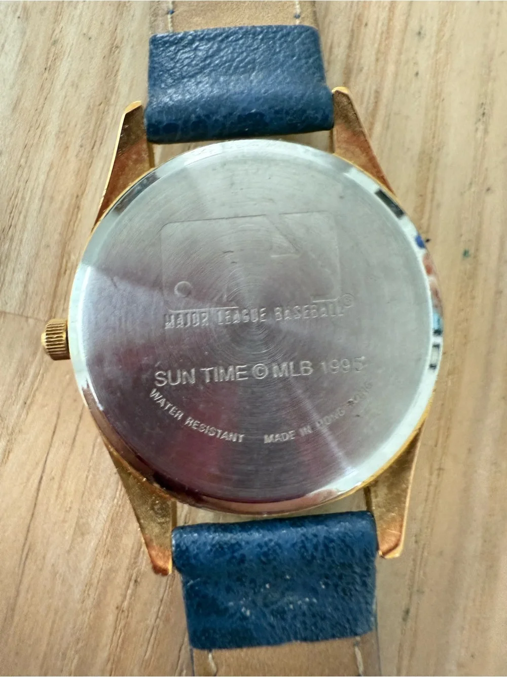 Vintage 90s MLB Cleveland sun time watch NEW BATTERY